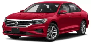 Volkswagen Passat màu đỏ