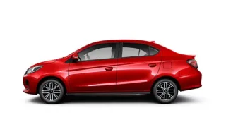 Mitsubishi Attrage màu đỏ