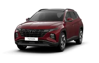 Hyundai Tucson màu đỏ