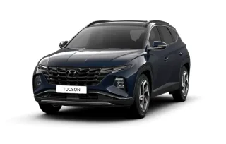 Hyundai Tucson màu xanh