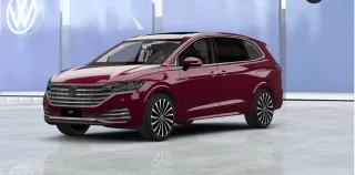 Volkswagen Viloran màu đỏ