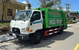 Xe cuốn ép rác HuynDai
