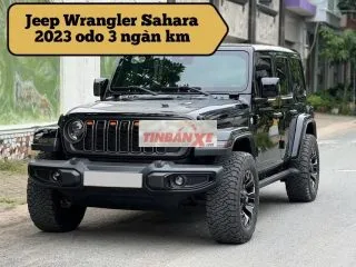 Jeep Wrangler Sahara 2023 Đen 3500 km