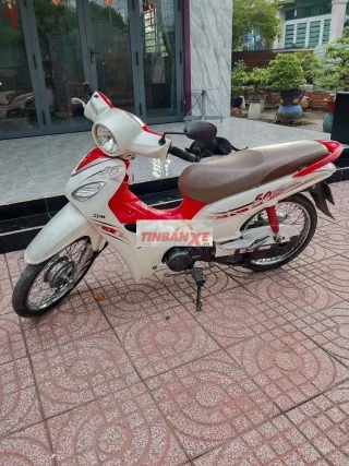 Sym Angela 50cc trắng, đỏ