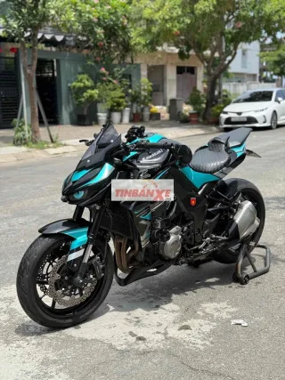 Kawasaki Z1000 2015 Đen, Xanh ngọc 13000 km