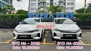 BYD M6 2026 Trắng 14.000 km