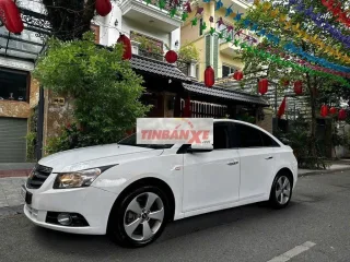 Chevrolet Cruze 2013 Bản Full cửa nóc Trắng