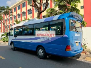 Hyundai Thaco County 29 chỗ Trắng, xanh