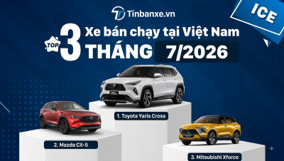 Top 10 xe ô tô xăng dầu bán chạy nhất tháng 07/2026