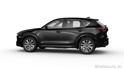 Mazda CX-5 màu đen nhìn ngang