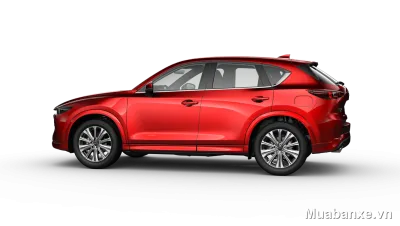 Mazda CX-5 màu đỏ nhìn ngang