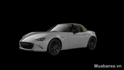 Mazda MX-5 màu xám 3/4 trước