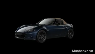 Mazda MX-5 màu xanh dương 3/4 trước