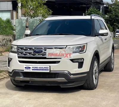 Ford Explorer 7 chỗ Xăng Trắng cũ