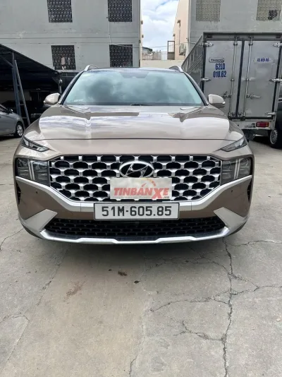 Hyundai Santafe 2021 2.2D Premium Vàng cát