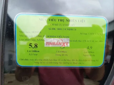 Honda City 2016 1.5 CVT Đỏ 78000 km