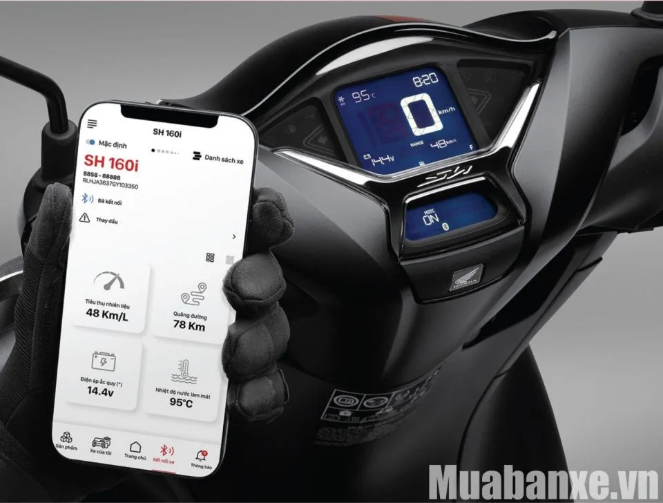 tinh nang ket noi bluetooth cua xe honda sh60i tinbanxe vn