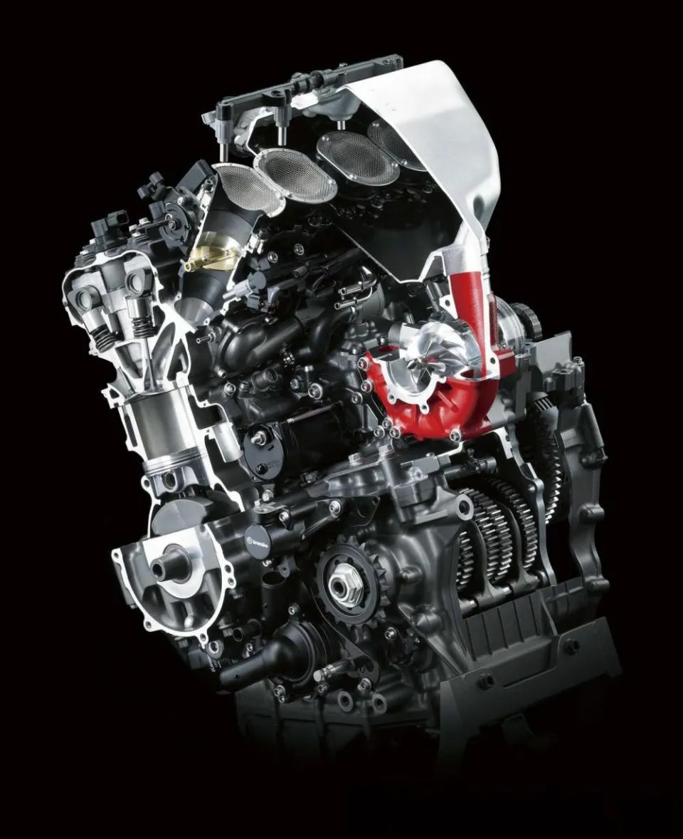 dong co xe kawasaki ninja h2 carbon