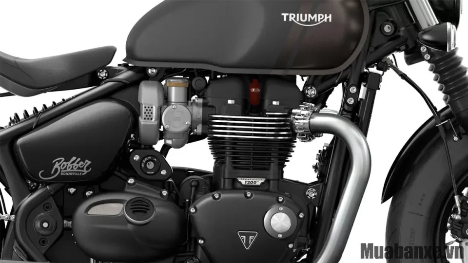dong co xe triumph bonneville bobber