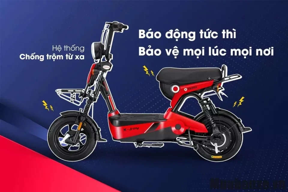 he thong chong trom tren xe yadea xjoy