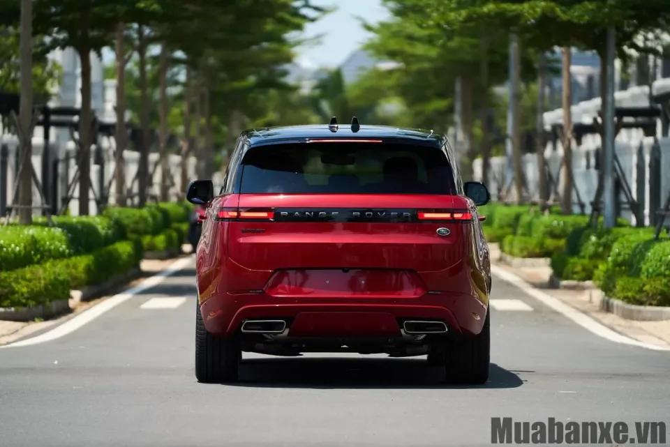 duoi xe land rover range rover sport