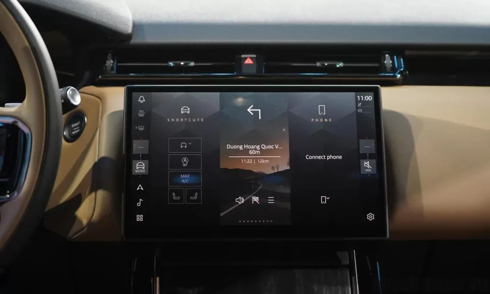 tien nghi tren xe range rover velar