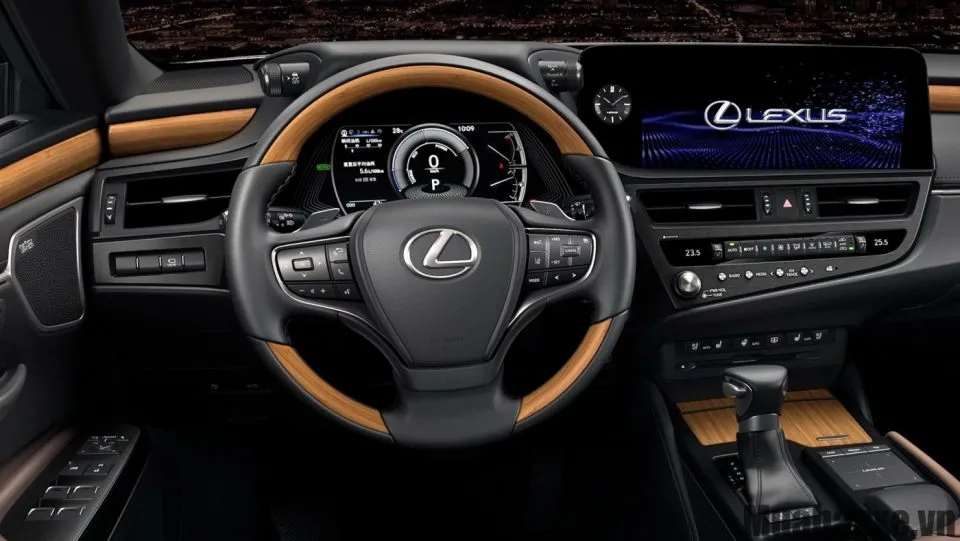 tien nghi tren xe lexus es