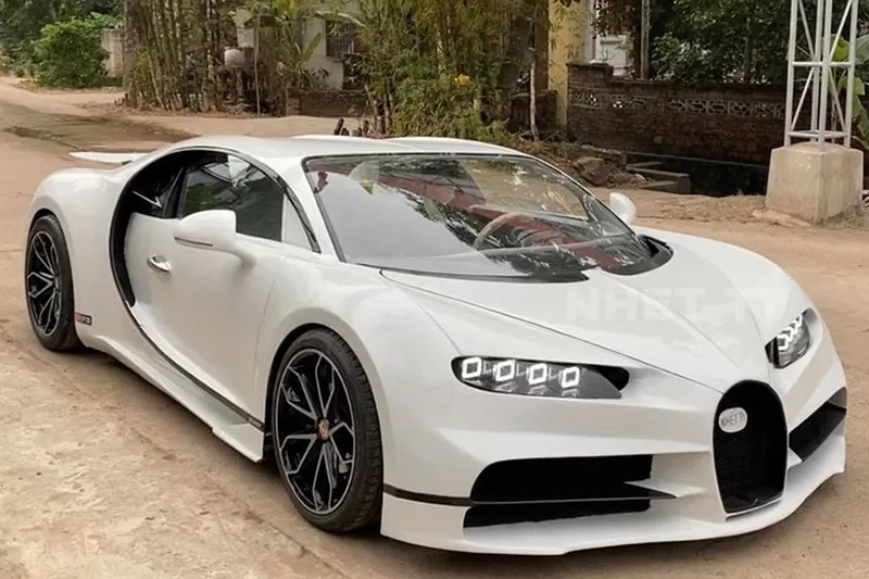 Chiếc Bugatti Chiron 600 triệu tự chế của Nhết TV  xuất hiện...