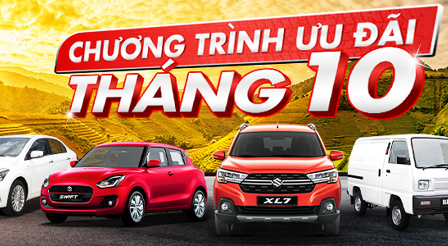 Suzuki Việt Nam tung chương trình ưu đãi cực HOT trong tháng 10