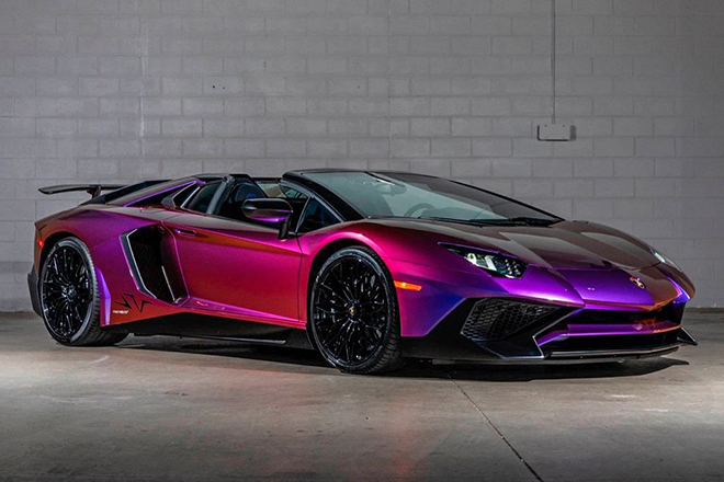 Siêu phẩm Lamborghini Aventador SV sở hữu màu sơn độc nhất trên thế giới