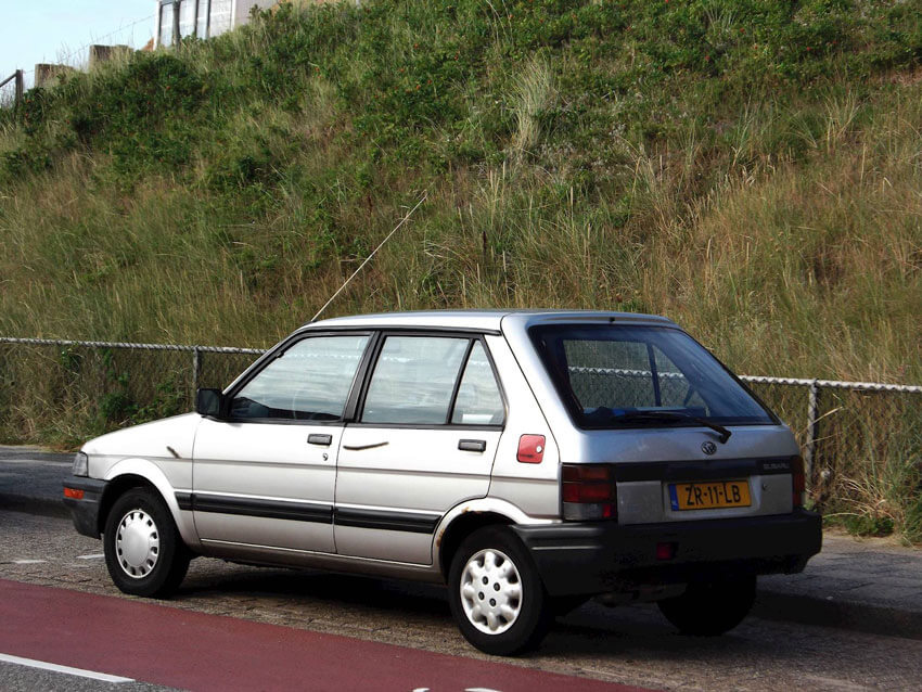 Lịch sử về hộp số CVT đã hơn 500 năm, trong hình là mẫu Subaru Justy GL