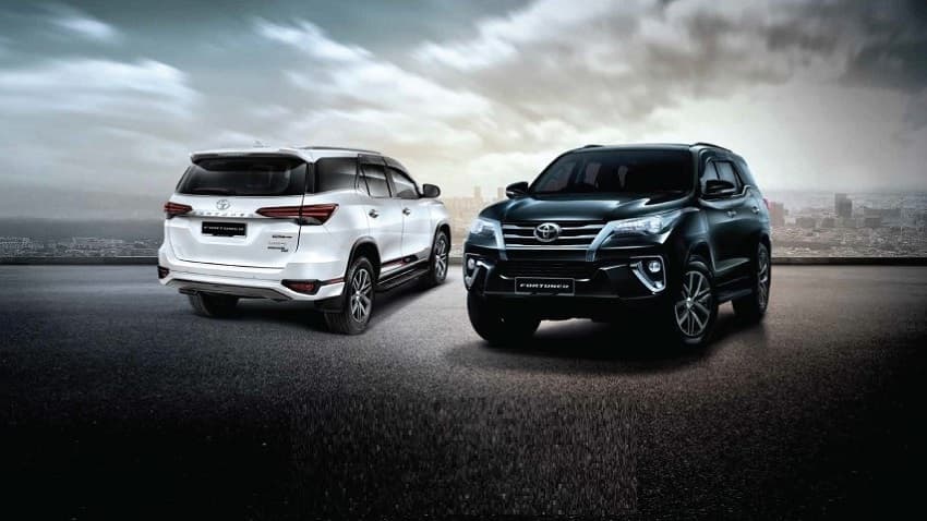 Mẫu xe Toyota Fortuner với ngoại hình bắt mắt, khỏe khoắn