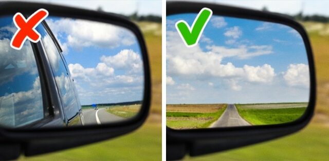 Cách chỉnh gương chiếu hậu ô tô đúng chuẩn nhất