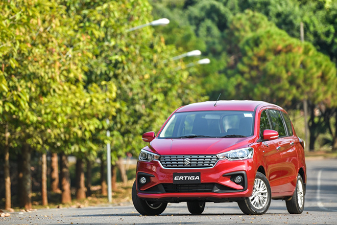 Suzuki Ertiga giá lăn bánh tháng 8/2021 - Ưu đãi lên đến 20 triệu đồng