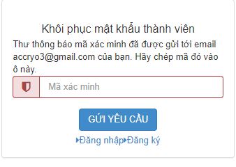 nhap doan ma xac minh trong hom thu dien tu tin ban xe