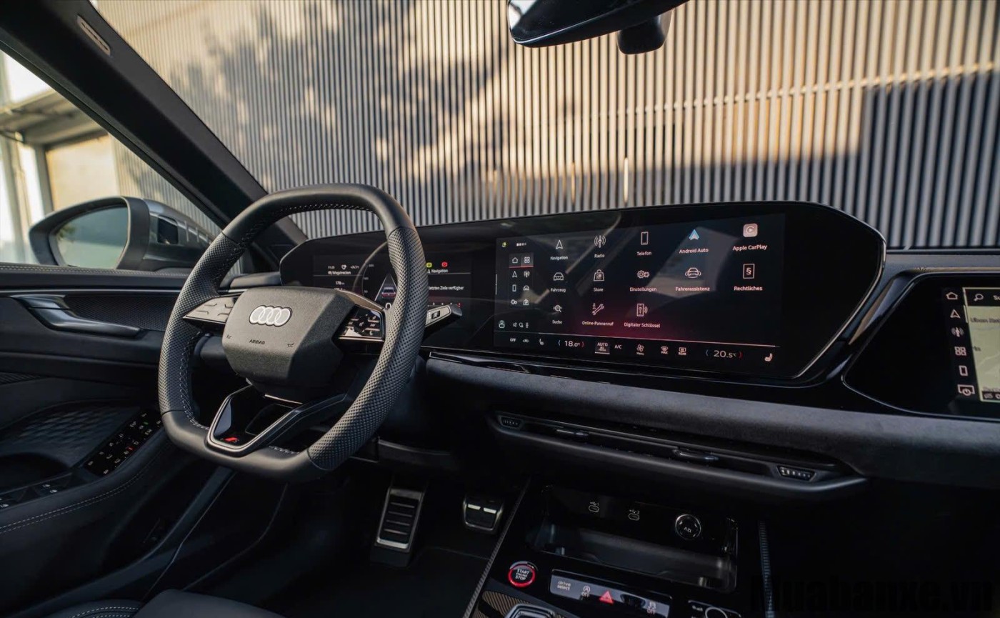 tien nghi tren xe audi a6