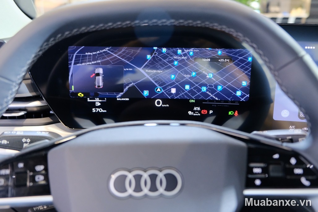 Audi Q5 2026 cụm đồng hồ hiển thị thông tin