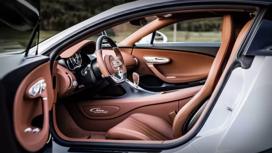 Trang bị tiện nghi giải trí bugatti chiron