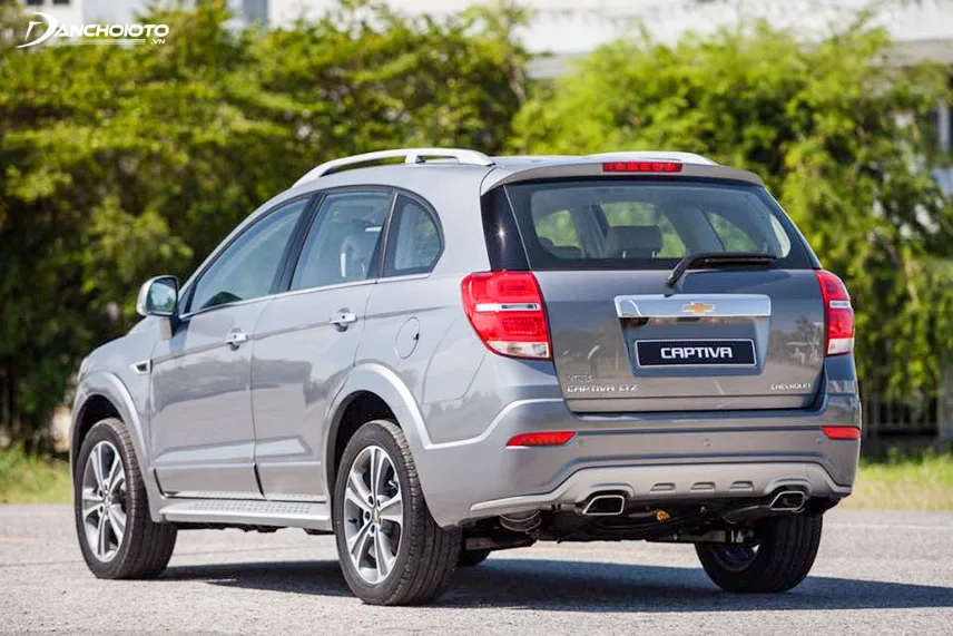 Thiết kế đuôi xe chevrolet captiva 