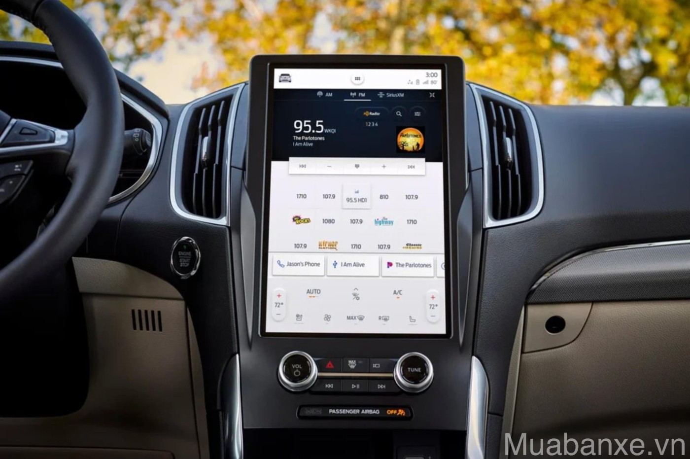 he thong ket noi va giai tri tren xe ford edge tinbanxe vn