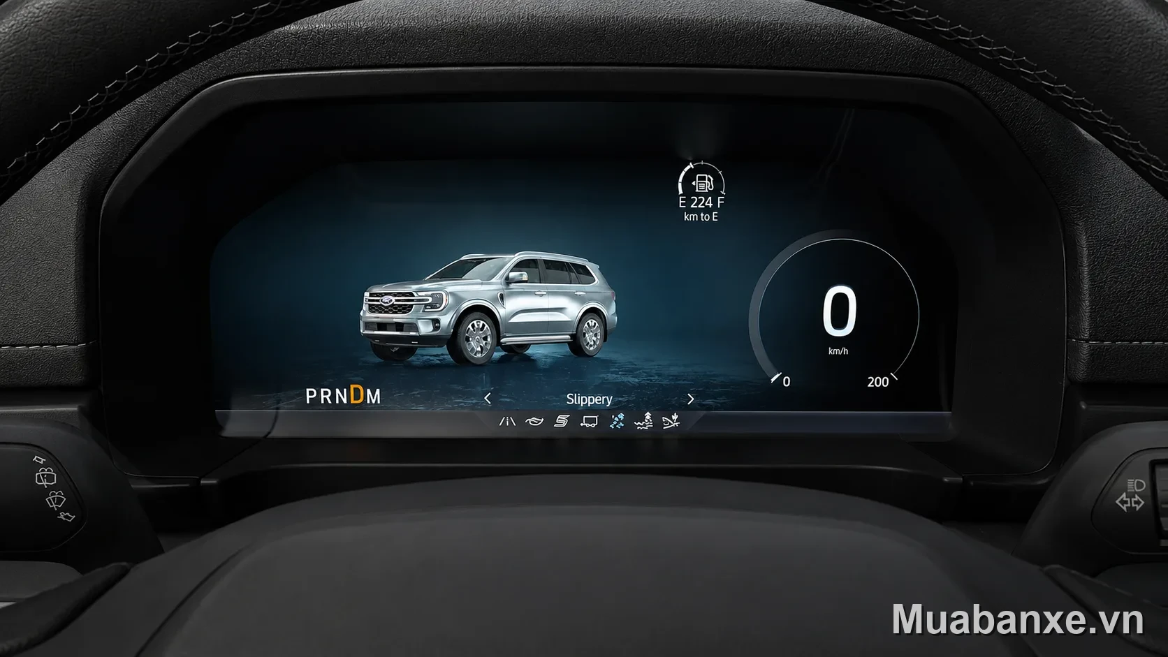 Ford Everest cụm đồng hồ (góc khác) Ford Everest cụm đồng hồ hiển thị thông tin