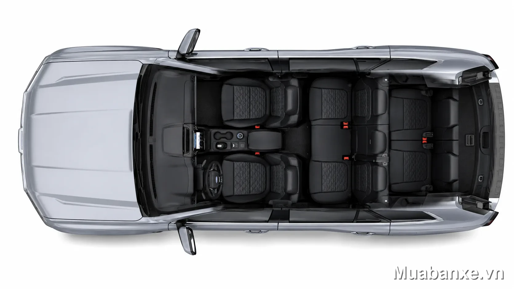 Ford Everest không gian nội thất Ford Everest không gian nội thất rộng rãi và tiện nghi