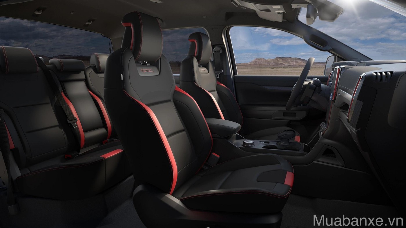 he thong ghe ngoi tren xe ford ranger raptor tinbanxe vn