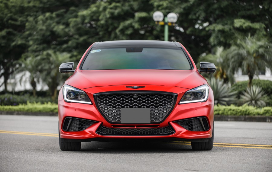 Thiết kế đầu xe genesis g80 sport 