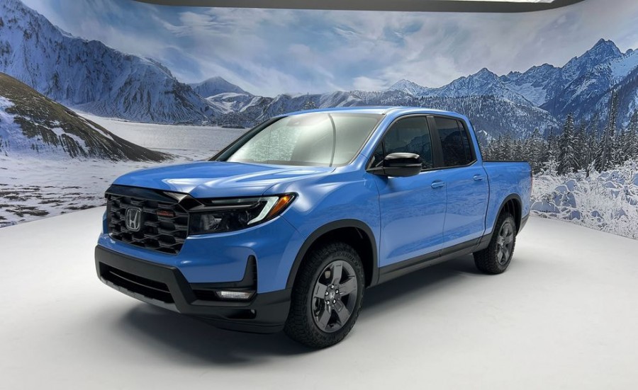 Thiết kế đầu xe honda ridgeline 