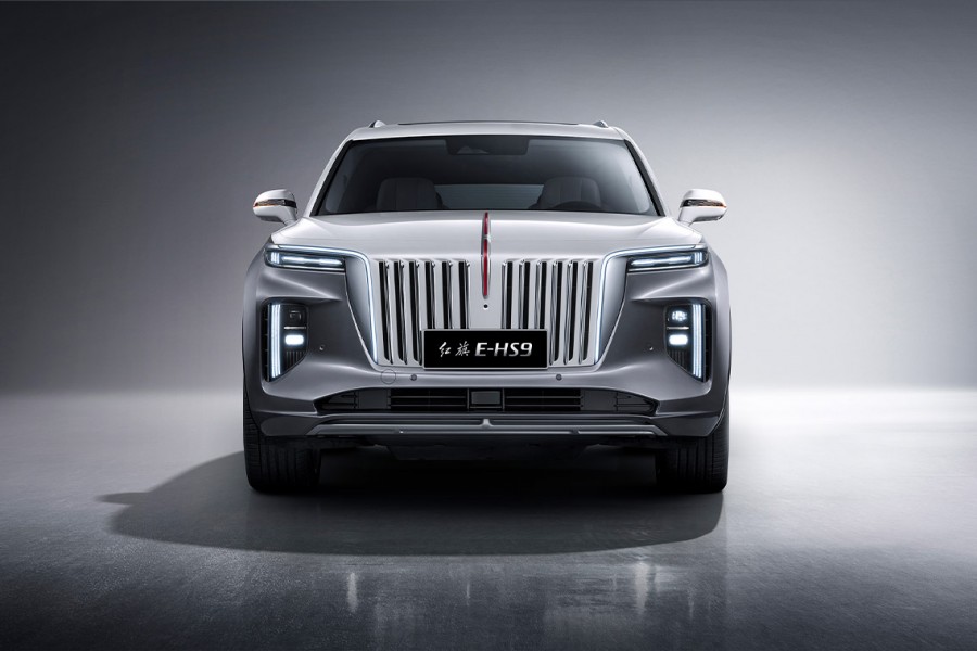 Thiết kế đầu xe hongqi e hs9 