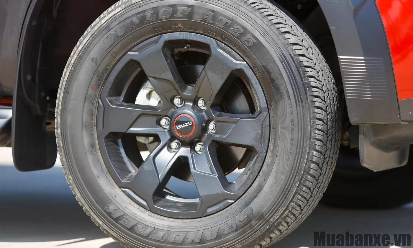 Mâm và lốp xe Isuzu D-Max