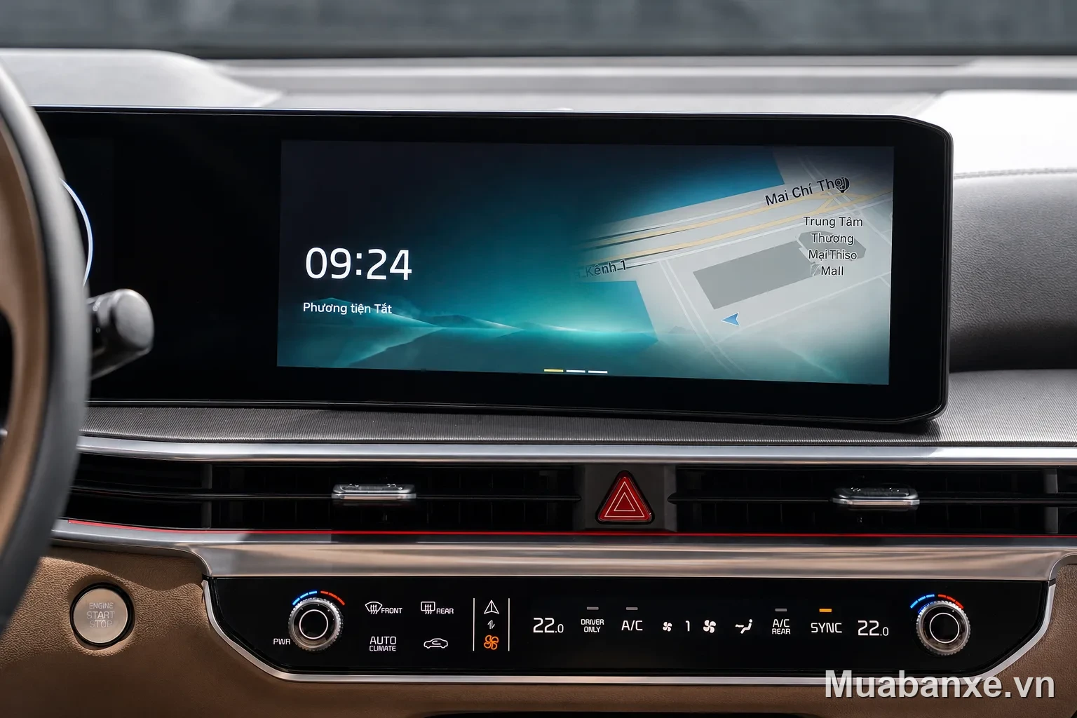 Kia Sorento màn hình giải trí trong khoang lái