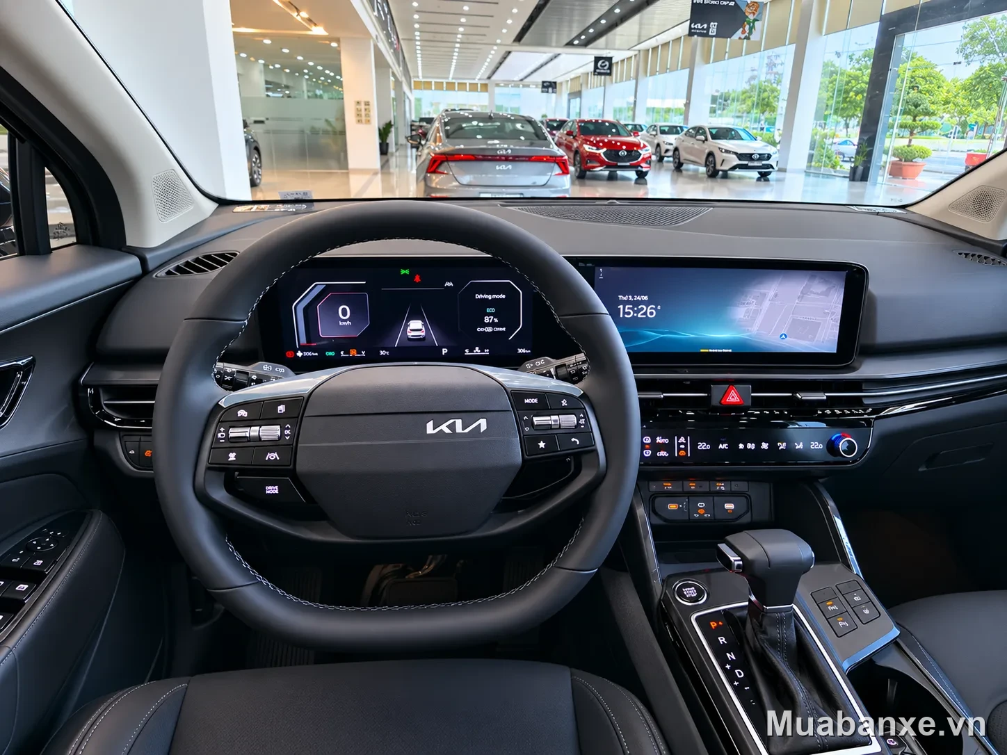 Kia Sportage 2026 vô lăng và màn hình giải trí