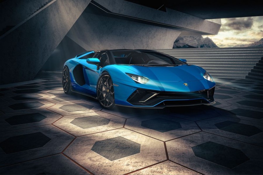 Động cơ vận hành lamborghini aventador 